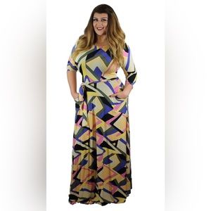 #40 Multi Maxi Dress